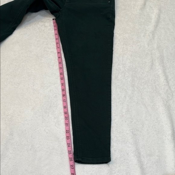 Democracy AB Technology Dark Green Skinny Jeans With Elastic Band on Waist - Picture 9 of 14